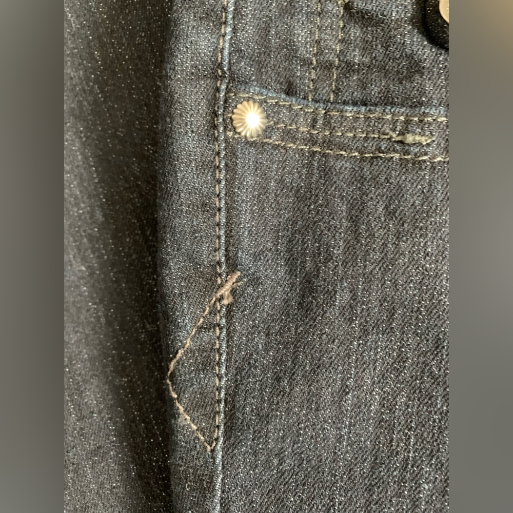 NWT Covington Petite Dark Wash Jeans ~ Slim Straight Fit~ Size 10P - Picture 6 of 11